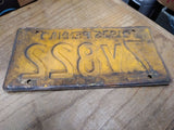 Vtg 1936 Pennsylvania Pa Penna Automobile License Plate 7v822 Good Condition!