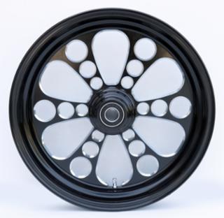 KOOL KAT BLACK FRONT WHEEL 16X3.5 SINGLE DISC