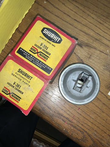 Vintage Shurhit Ignition Repair Parts V-301 Vacuum Chamber Still In original Box