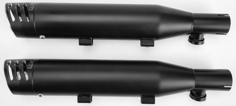 Sportster Racing Slip on Mufflers Black Freedom Performance 883 1200 2005 Harley