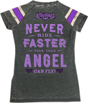 Women's I Ride Now T-Shirt - Gray - Large