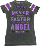 Women's I Ride Now T-Shirt - Gray - Large