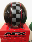 AFX Helmet FX-76 MCQ Multi Gloss Black w/ Chrome Trim XS Extra Small 0104-1153