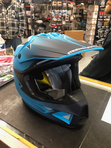 Moose Racing F.I. Helmet Agroid Blue 0110-6710 2xl