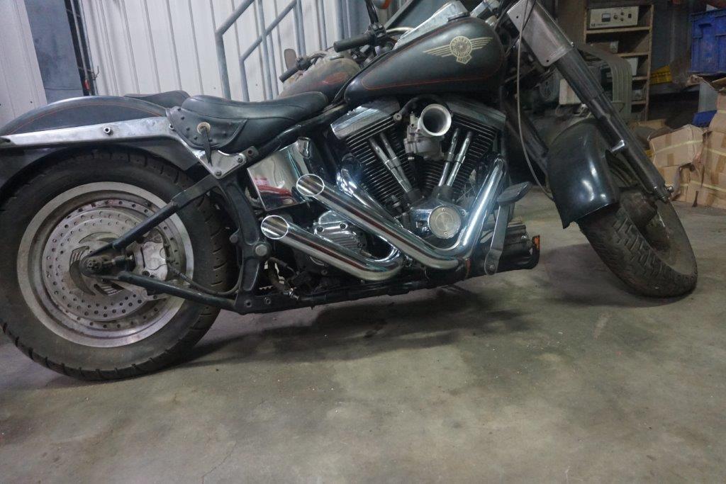 Ridley Automatic Chopper Drag Pipes, softail, for sale 