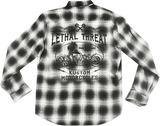 Kustom Motorcycles Long-Sleeve Shirt - Black/Gray - Large