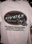 Cycle Warehouse Grey Short Sleeve T-Shirt