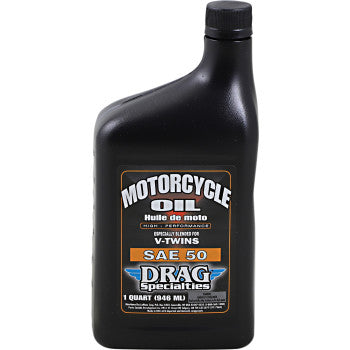 Drag Specialties High-Performance Mineral 50 Motorcycle Oil