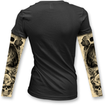 Women's LoveNDeath Tattoo T-Shirt - Black - Small