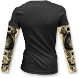 Women's LoveNDeath Tattoo T-Shirt - Black - XL