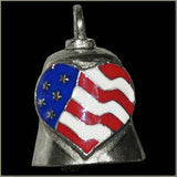 American Heart Gremlin Bell Motorcycle Good Luck Charm