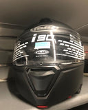 HJC i90 Modular Helmet with Bluetooth Capabilities Semi-Flat Black, White, Gloss