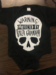 BIKER GRAMPA ONSIE  BLACK 00750