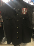 DENIM CELTIC CROSS BLACK SLEEVELESS SHIRT 001450