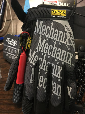 GRAY/BLACK MECHANIX GLOVES 002020