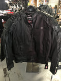 MENS REVOLUTION GEAR LEATHER NYLON JACKET 006500