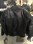 MENS REVOLUTION GEAR LEATHER NYLON JACKET 006500