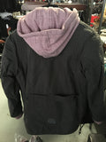 WOMENS JACKET BK/ROSE 006578