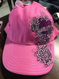 LADIES LETS RIDE HAT - PINK