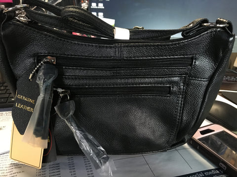BLACK HOT LEATHER PURSE  001500