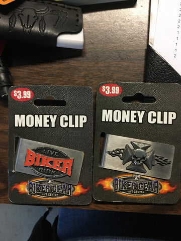 BIKER GEAR MONEY CLIP