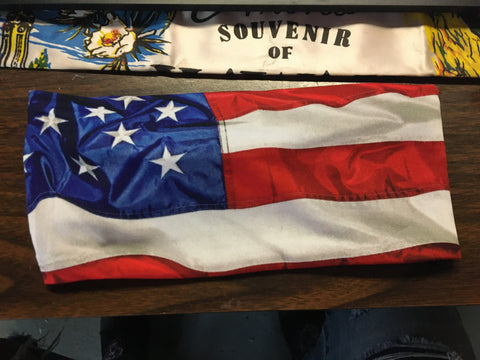 AMERICAN FLAG DANBANDO SPANDEX HEAD BAND