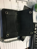 HOT LEATHERS - LEATHER WALLET W/SKULLS 002000