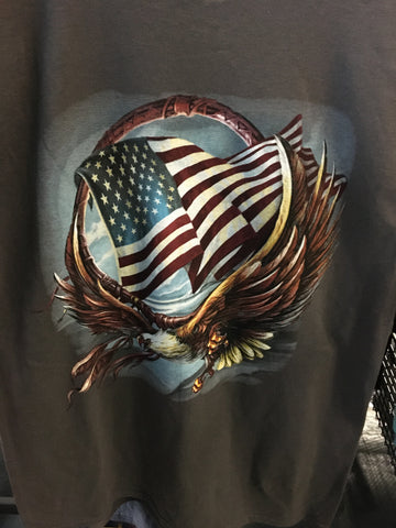 EAGLE AND FLAG TSHIRT 001000