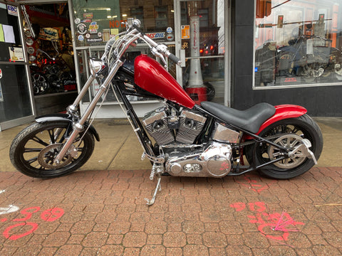 1999 Custom Red Pearl Hardtail Chopper