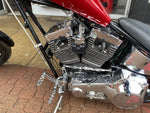 1999 Custom Red Pearl Hardtail Chopper