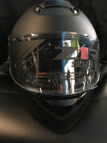 SOLARIS SMOKE HELMET CASQUE 008000
