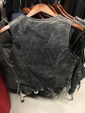 LADIES GREY LAMBSKIN VEST 005300