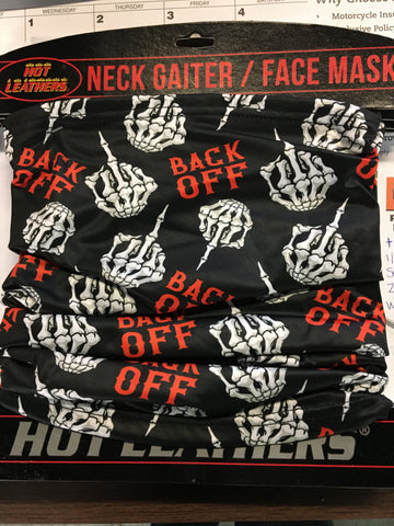 BACK OFF NECKGAITER/FACE MASK 00750