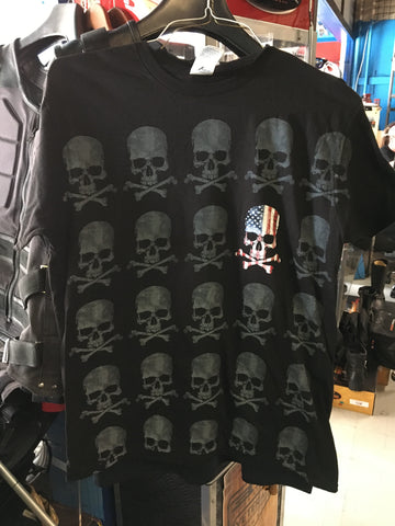 SKULL PATTERN TSHIRT  001000