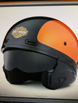 Harley-Davidson® Unisex Sport Glide™ X07 Half Helmet | Orange | 3-In-1 Options - 98371-20VX small