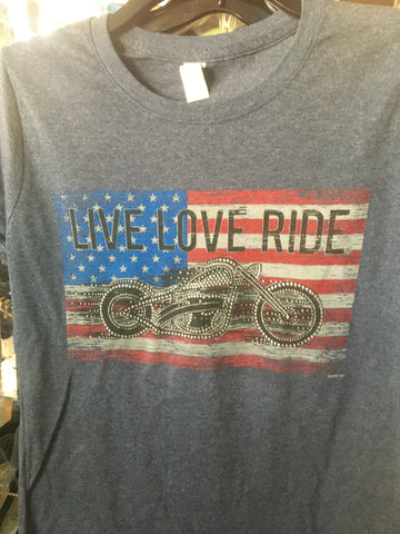 LIVE LOVE RIDE TSHIRT