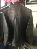 brown leather deagle jacket 008990