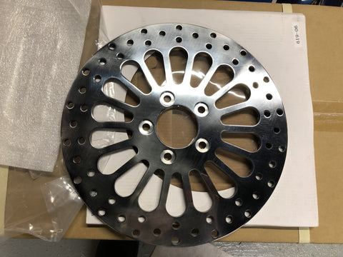 Polished Stainless Steel King Spoke Rotor Midwest # 60-619