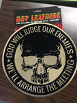 God will judge patch 9 inch
