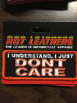 PATCH - I UNDERSTAND, JUST DONT CAR