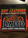 PATCH - BIKERS AGAINST DUMB DRIVERS