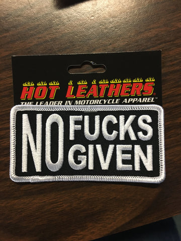 PATCH - NO FUCKS GIVEN