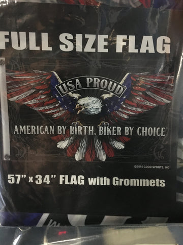 FULL SIZE FLAG USA PROUD 00675