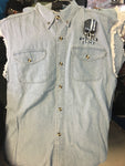 BLUE DENIM SKULL