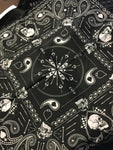 BANDANA SPADE SKULL PAISLEY