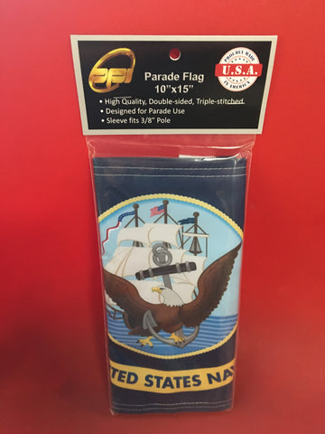 10"X15" FLAG - NAVY