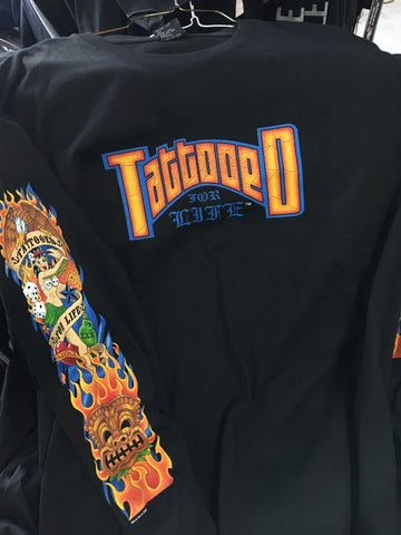 CYCLE WAREHOUSE TATTOOED FOR LIFE LONG SLEEVE MEDIUM