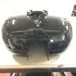 Vivid Black Gas Tank Harley FLHX Street Road Glide Bagger 2008^ 6 gal W Emblems