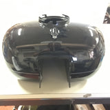 Vivid Black Gas Tank Harley FLHX Street Road Glide Bagger 2008^ 6 gal W Emblems