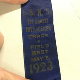 1923 ISNS Interclass Track Field Award 100 yard dash Antique Vintage!
